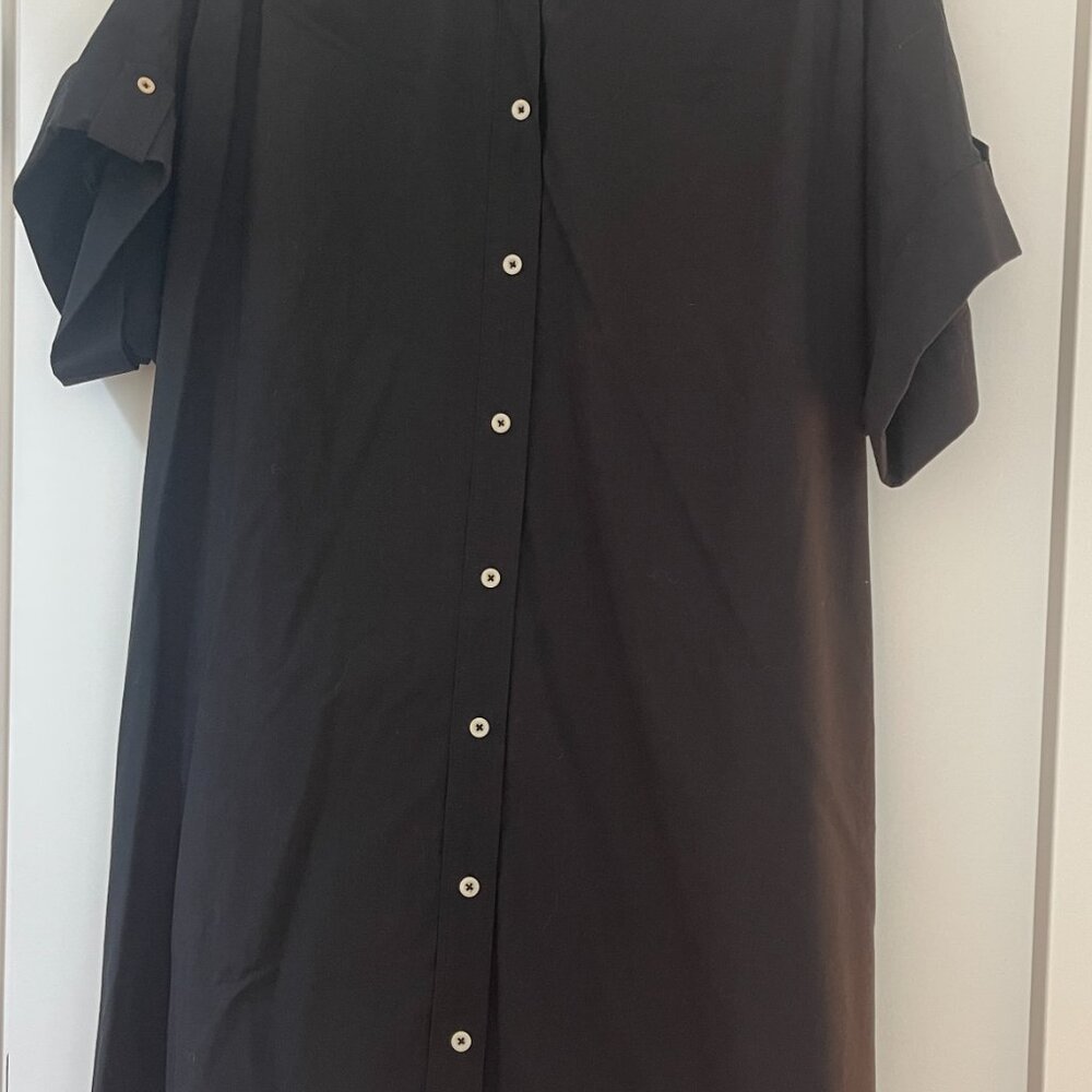 Madewell Collared Button Front Mini Shirtdress Sz… - image 6